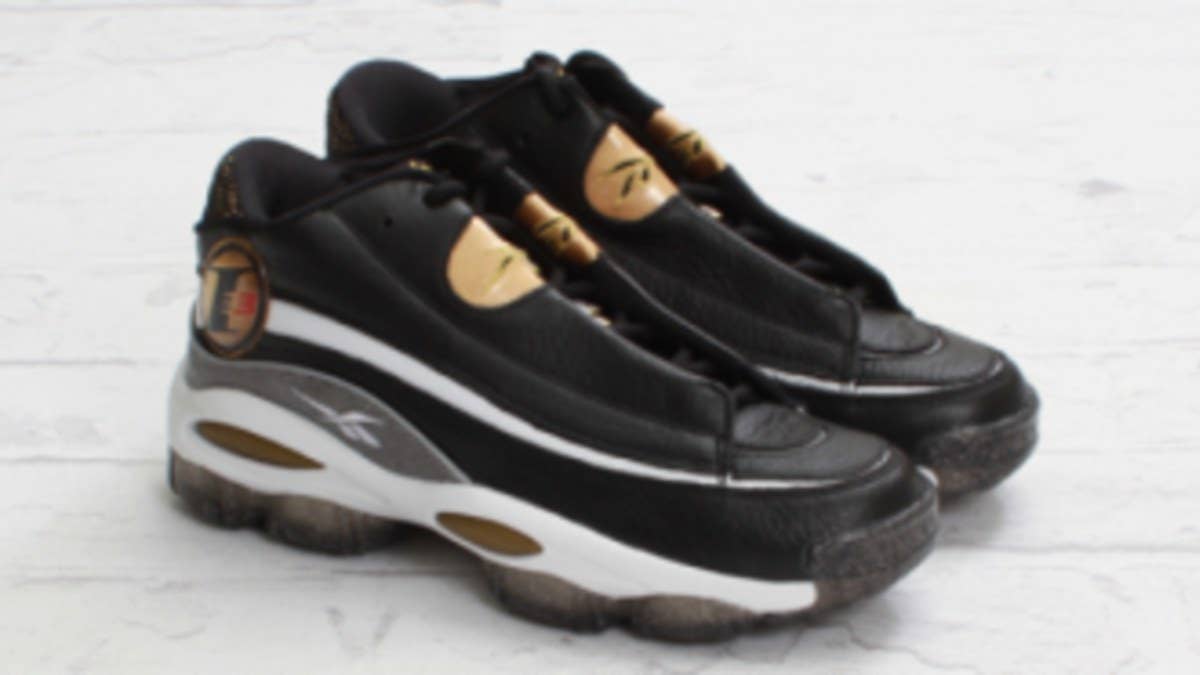 The classic Reebok Answer 1 will return next week, dressed in its original Black / White / Metallic Gold colorway.