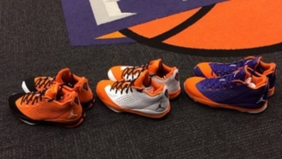Like in his rookie season, Phoenix Suns point guard Kendall Marshall has been treated to Player Exclusive colorways of Chris Paul's latest signature shoe.