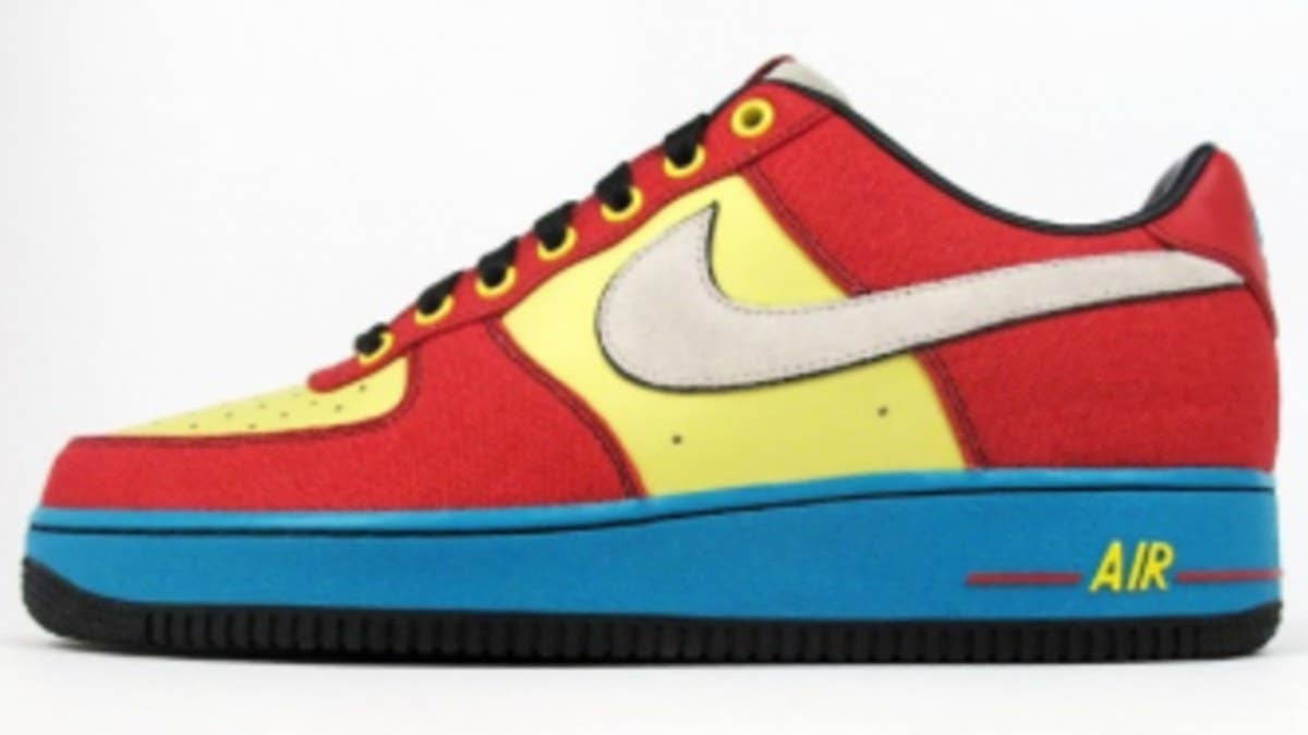 ByRon stops by 21 Mercer to design a Bespoke Air Force 1 based on his favorite cartoon character.
