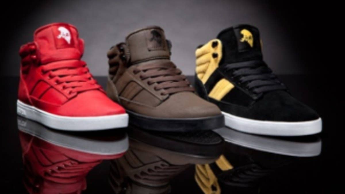om Penny's signature SUPRA shoe, the Bandit, has released in three new colorways as part of a Holiday 2011 Pack.