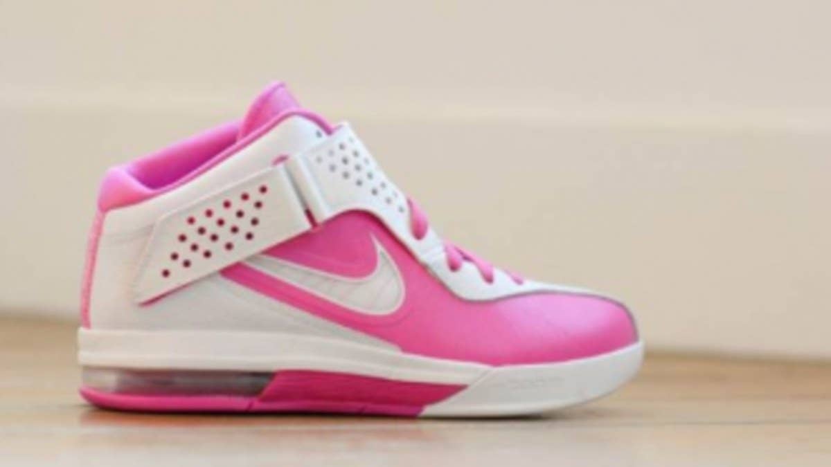 The Air Max Soldier V is the latest LeBron shoe released to help increase Breast Cancer Awareness.