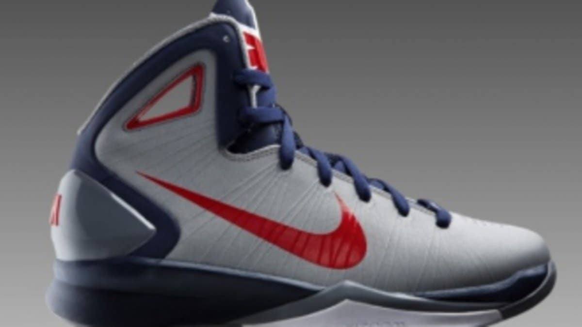 Members of the New Jersey Nets will wear this special Hyperdunk make-up against the Raptors in London tonight.