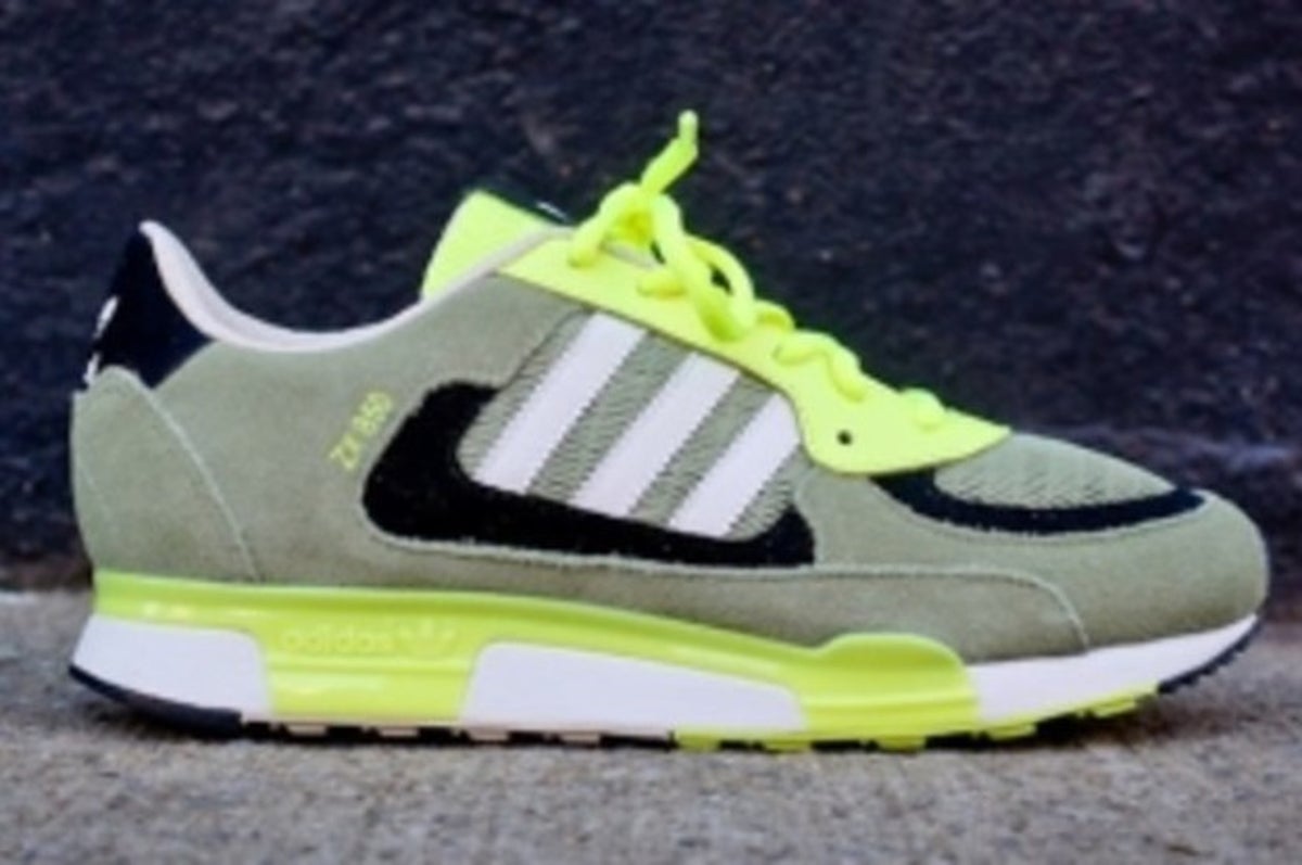 adidas ZX 850 - Olive/Electric Green