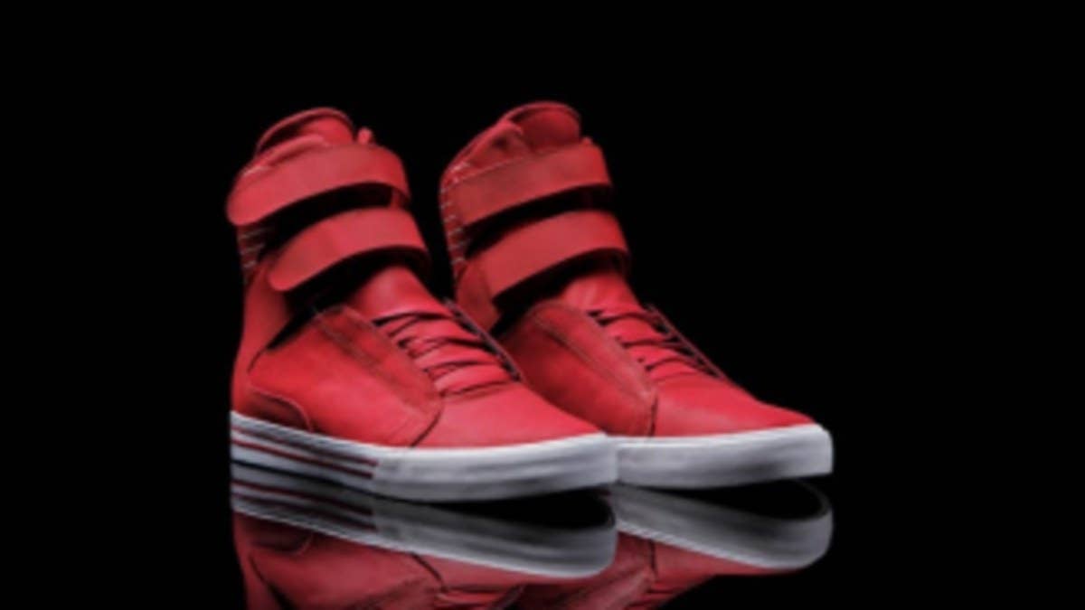 Following the February 2010 Skytop release, Supra's "Heartbreaker" theme returns in its second incarnation as a mid-top Society.