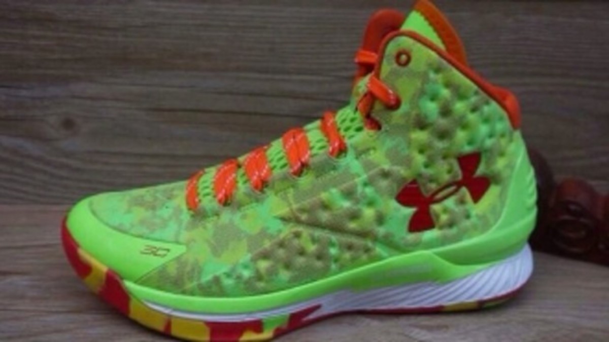 Under armour best sale curry 1 green