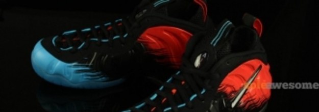Foamposite blue and red hotsell
