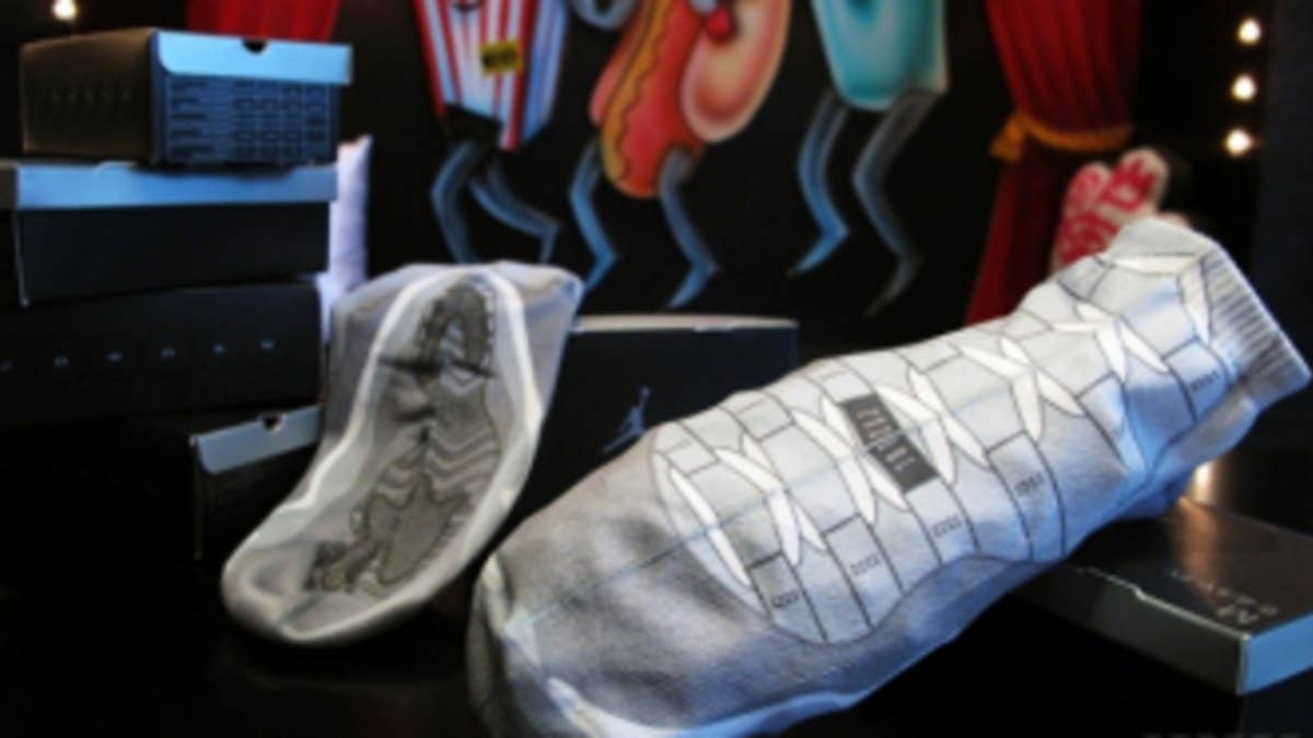 The Jordan Brand is releasing "Cool Grey" Air Jordan 11 socks...literally.
