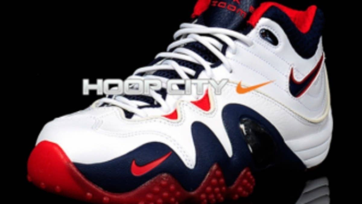 J-Kidd's iconic signature kicks make a return in a USA-inspired color scheme.