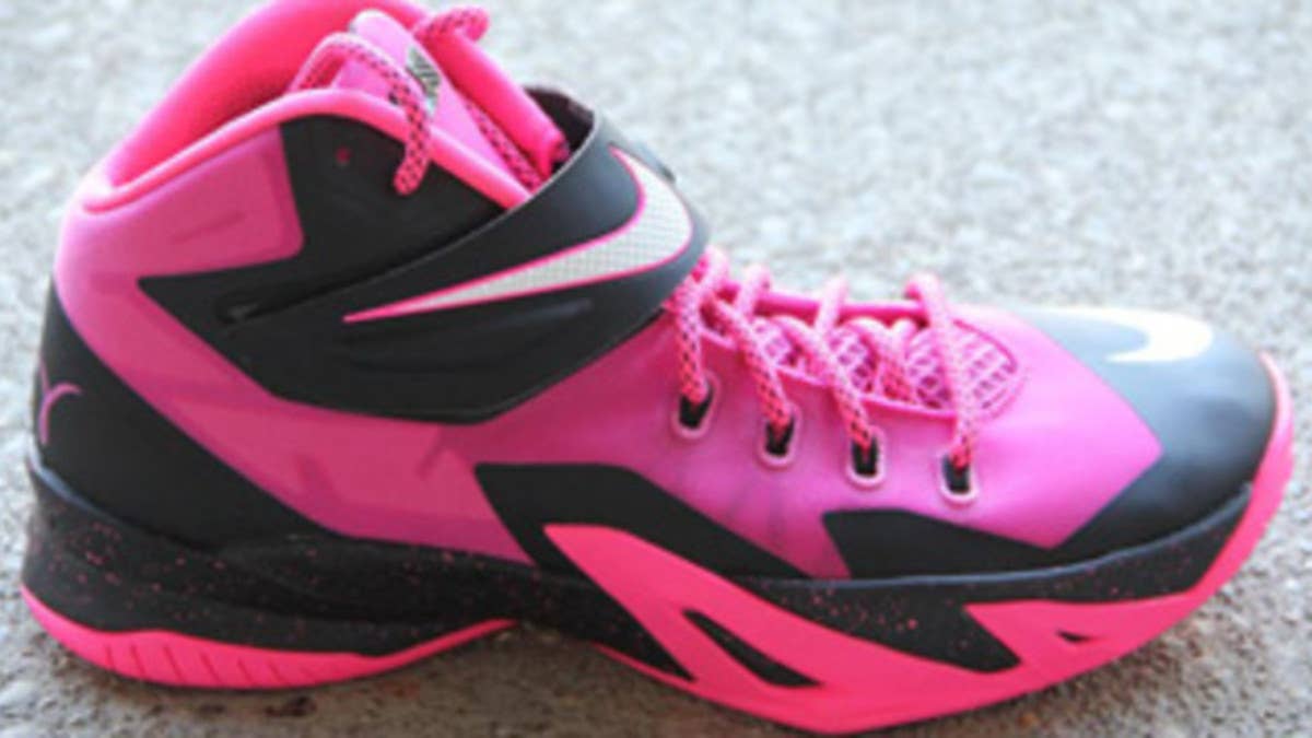 In honor of Breast Cancer Awareness month in October, Nike Basketball is set to release this new colorway of the Soldier VIII.