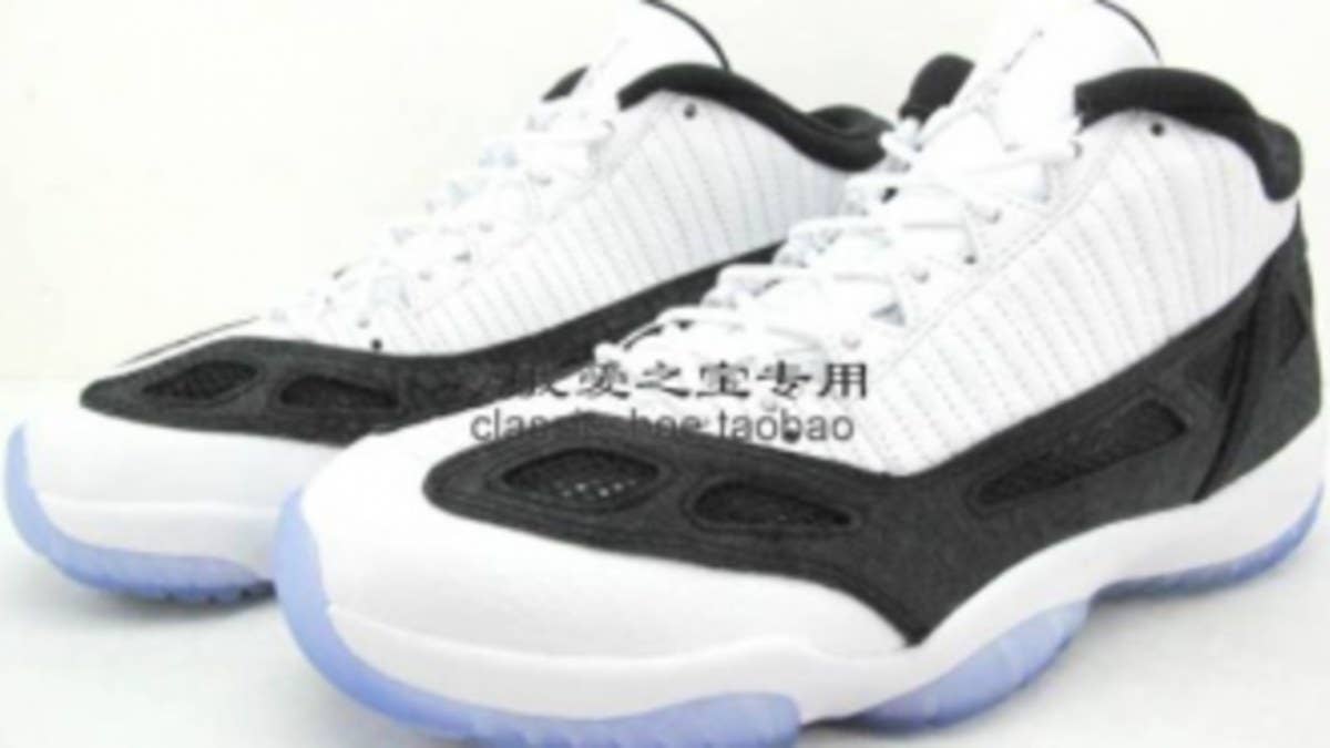 The Air Jordan 11 Low IE colorway lineup grows by one this summer with the introduction of the White/Metallic Silver-Black make-up.