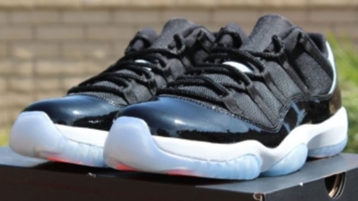 Detailed & On-Foot Photos of the 'Infrared' Air Jordan 11 Low