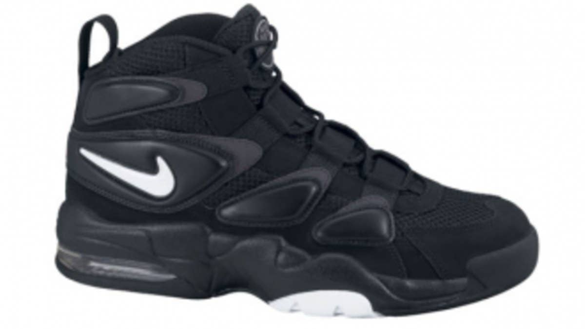 After making another return this past summer in the popular "Duke" colorway, the Nike Air Max Uptempo 2 is currently arriving at NSW retailers in a simple black-based look.