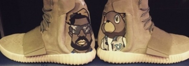 Chris brown adidas sales yeezy boost