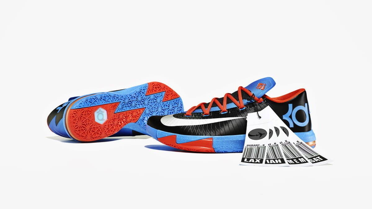 Nike unveiled official images of the new KD 6 'Away' today, the latest colorway of Kevin Durant's sixth signature shoe.