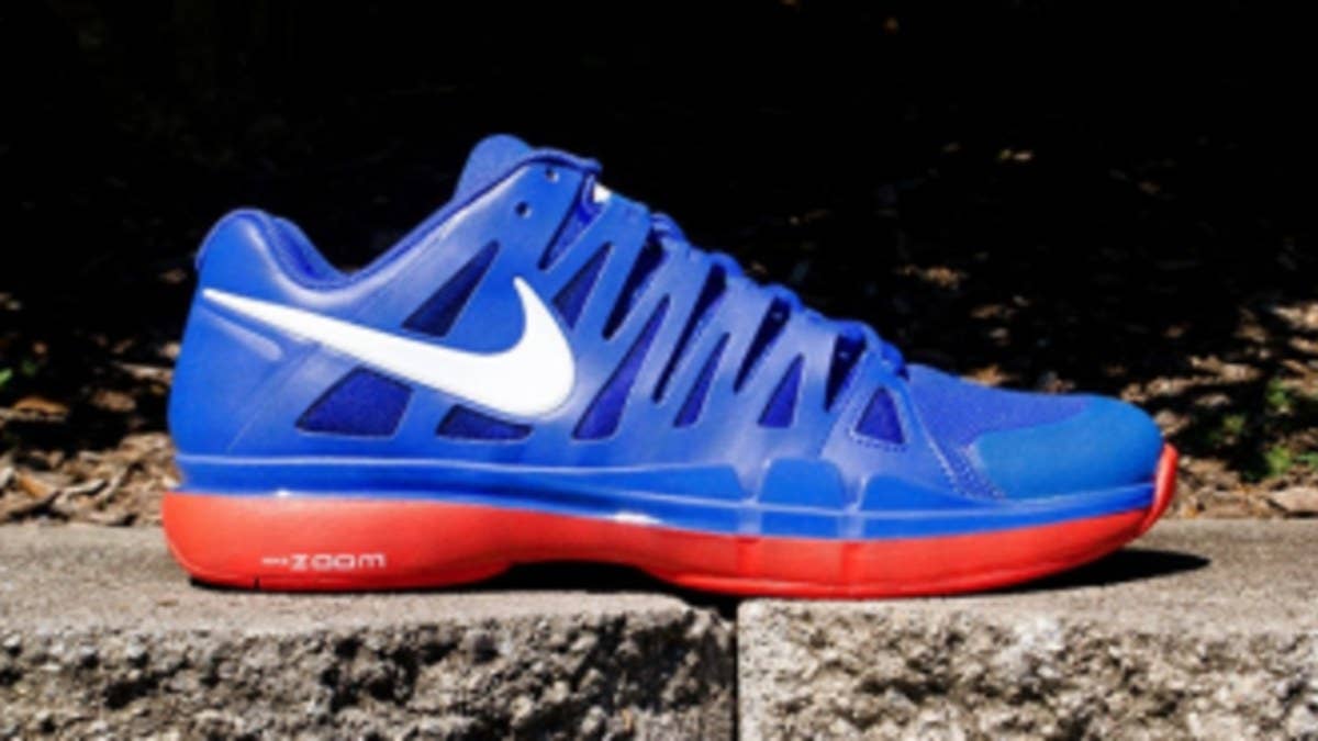 Nike Tennis salutes Roger Federer's pursuit of a sixth U.S. Open Championship with a special NYC colorway of his latest signature shoe, the Zoom Vapor 9 Tour.