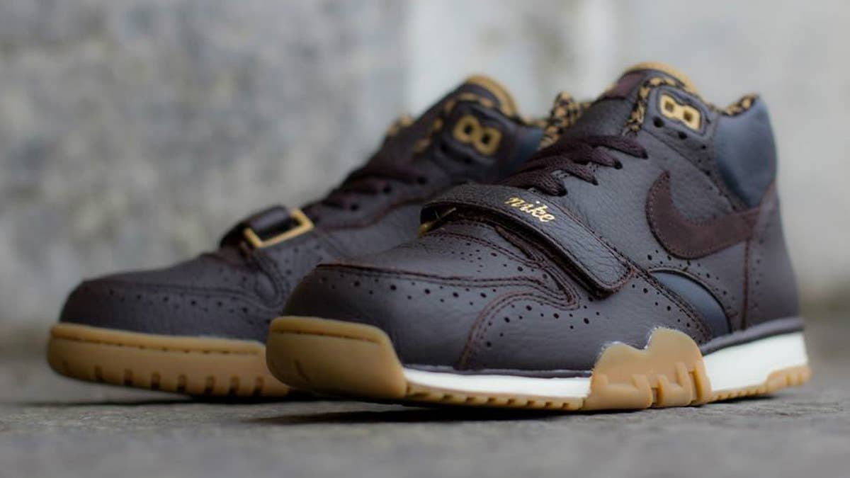 The Nike Air Trainer 1 gets the premium treatment this holiday season, releasing this week in a new 'Brogue' colorway.