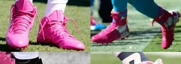 Dallas Cowboys Wear Pink Cleats for Breast Cancer Awareness Month –  Footwear News