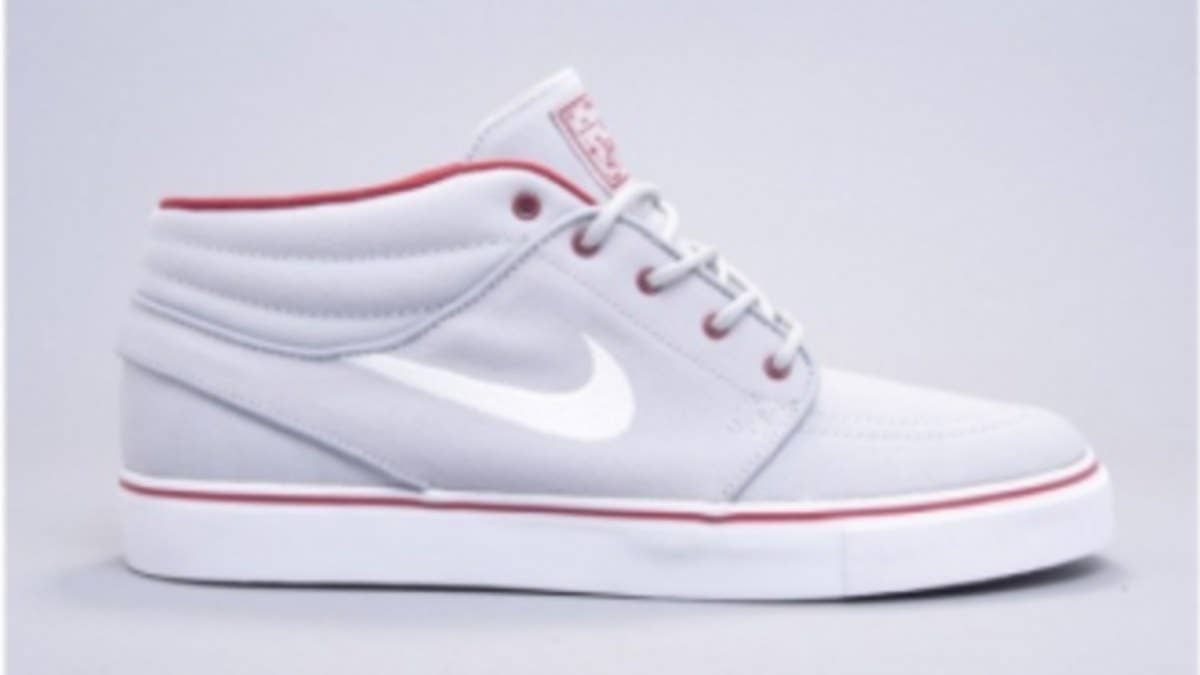 Another subtle look for the SB Stefan Janoski Mid is on the way from Nike Skateboarding.