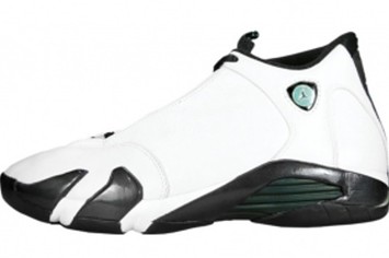 Jordan 14 hot sale black green