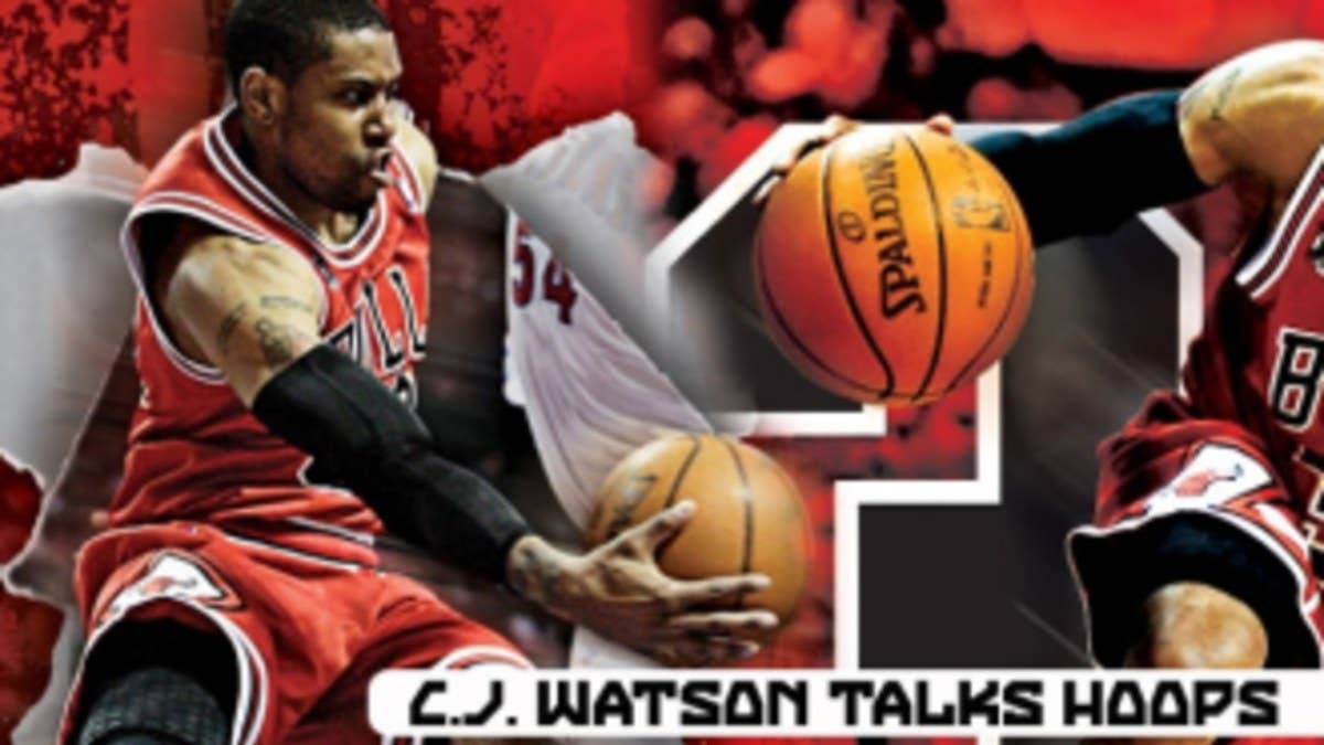 C.J. tells us what it's like playing for the surging Chicago Bulls and wants to give away some playoff tickets.
