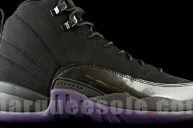 mens purple and black jordans