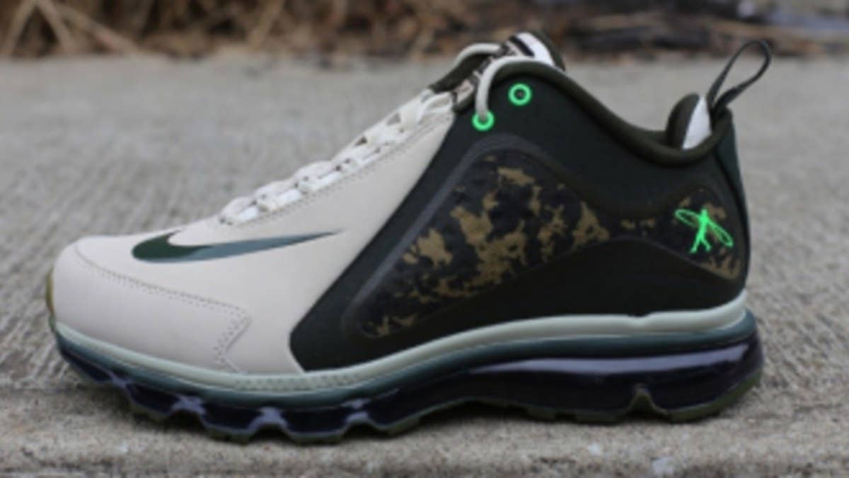 Nike urges you to 'Come Out Swinging' with this new camouflage accented colorway of the Air Griffey Max 360.