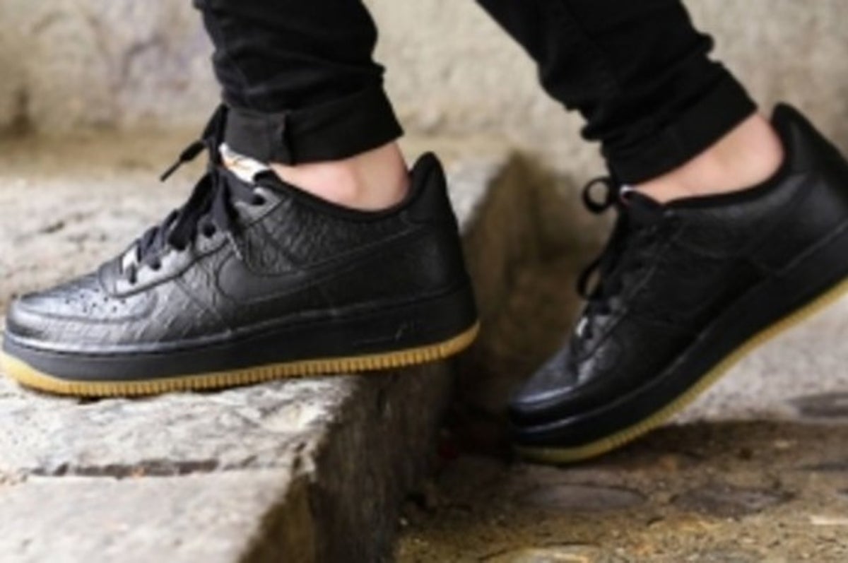 Gum Sole Croc Embossed Air Force 1 Low