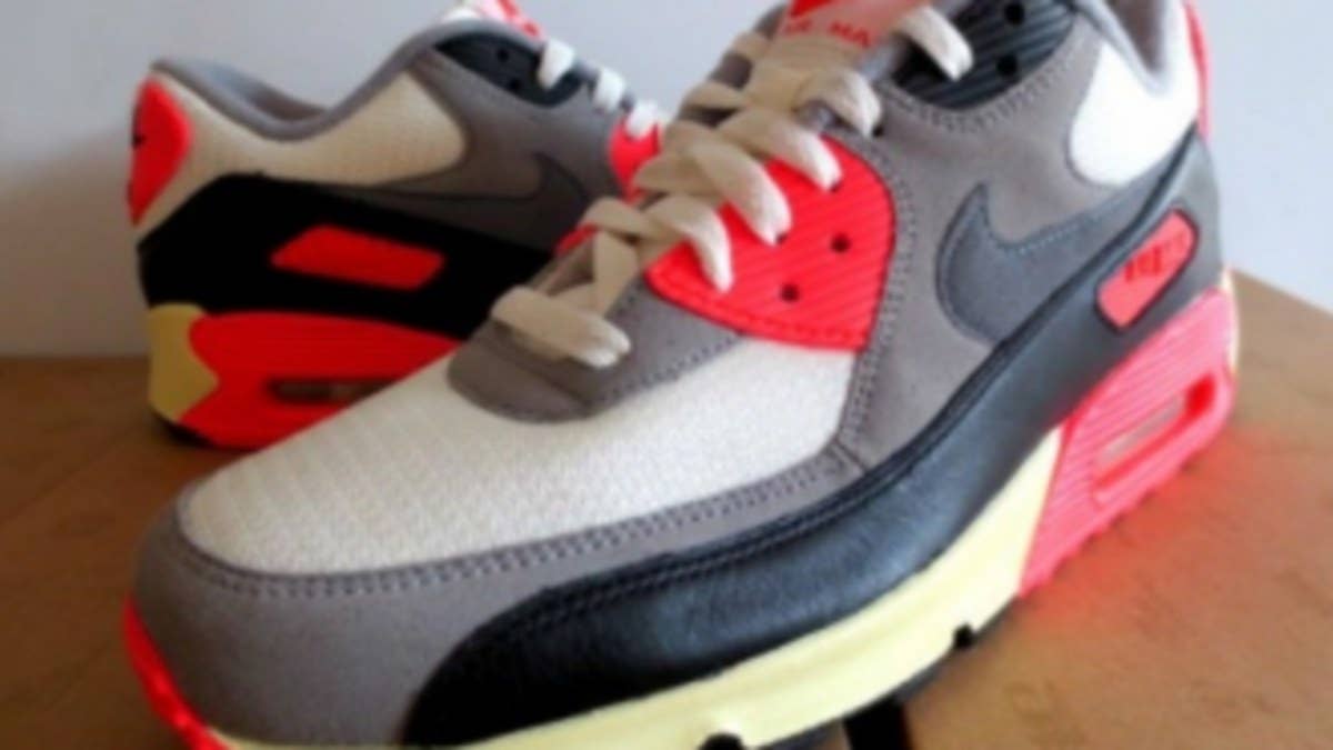Among the several much anticipated releases expected from Nike Sportswear in 2013 is this vintage version of the classic "Infrared" Air Max 90.  