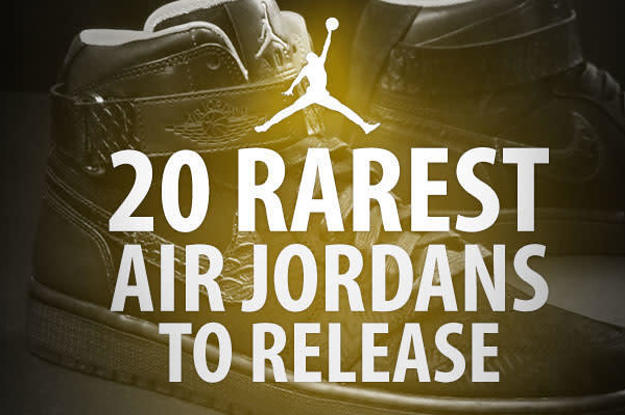 rarest jordans 2020