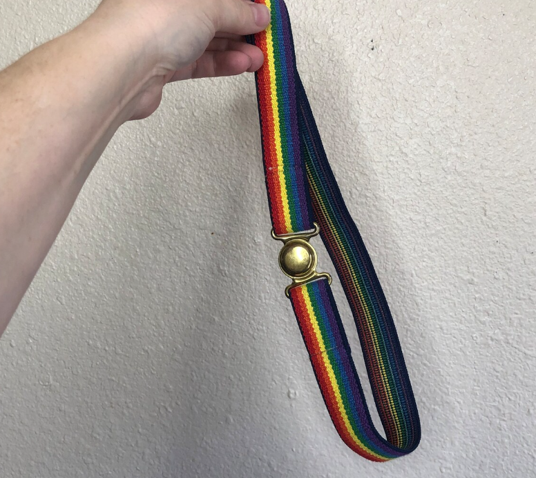 A rainbow belt
