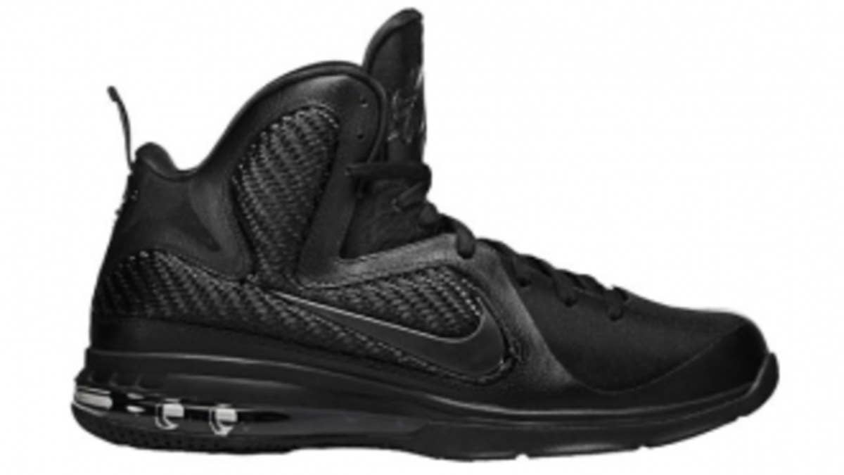 Although vibrant colorways have taken over LeBron's Nike signature line since he decided to relocate his talents, the "Blackout" look remains a staple in the series.