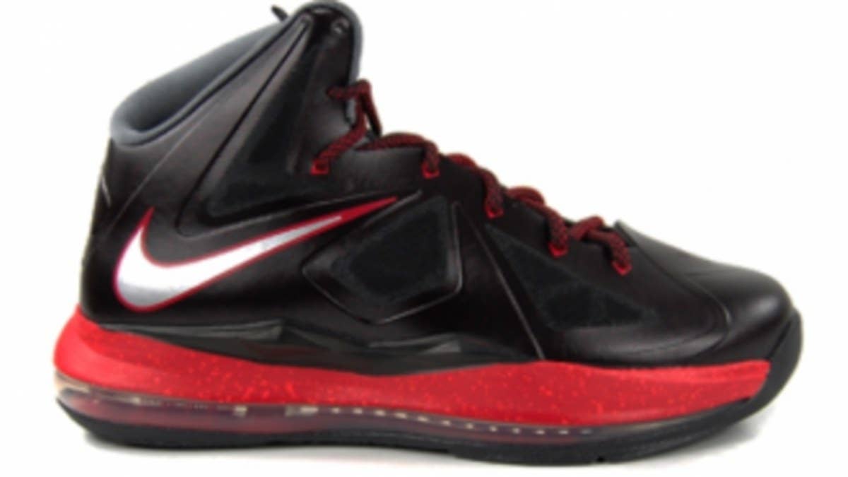 Expected to arrive at retailers next month is this never before seen grade school colorway of the LeBron X.  