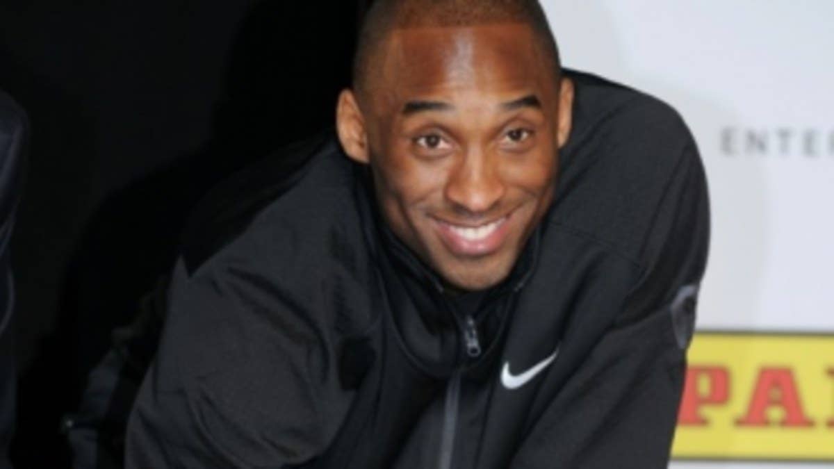 Nearly 15 years after arriving in LA, Kobe has become the first athlete to have his hands and feet imprinted at the world famous Grauman's Chinese Theatre.