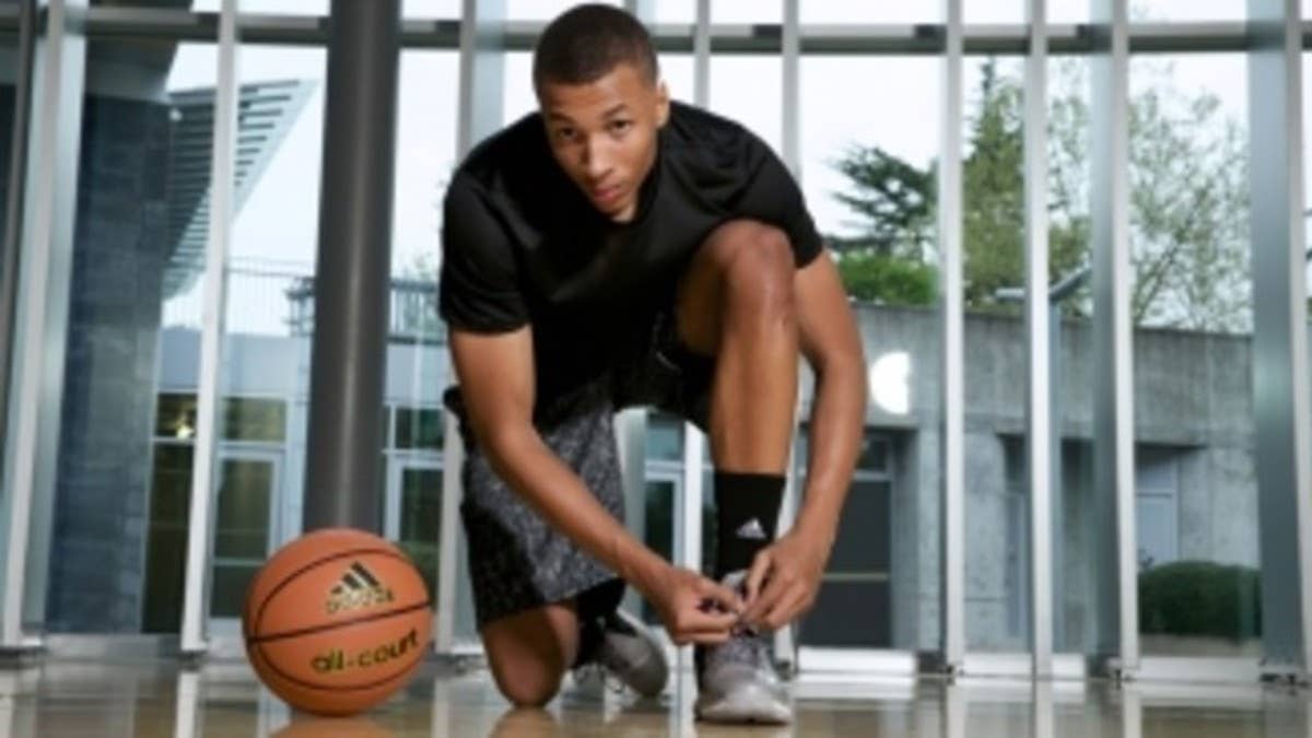 Expected by many to be picked at the top of this year's draft, follow the explosive combo guard's first official visit at adidas' US  Headquarters.