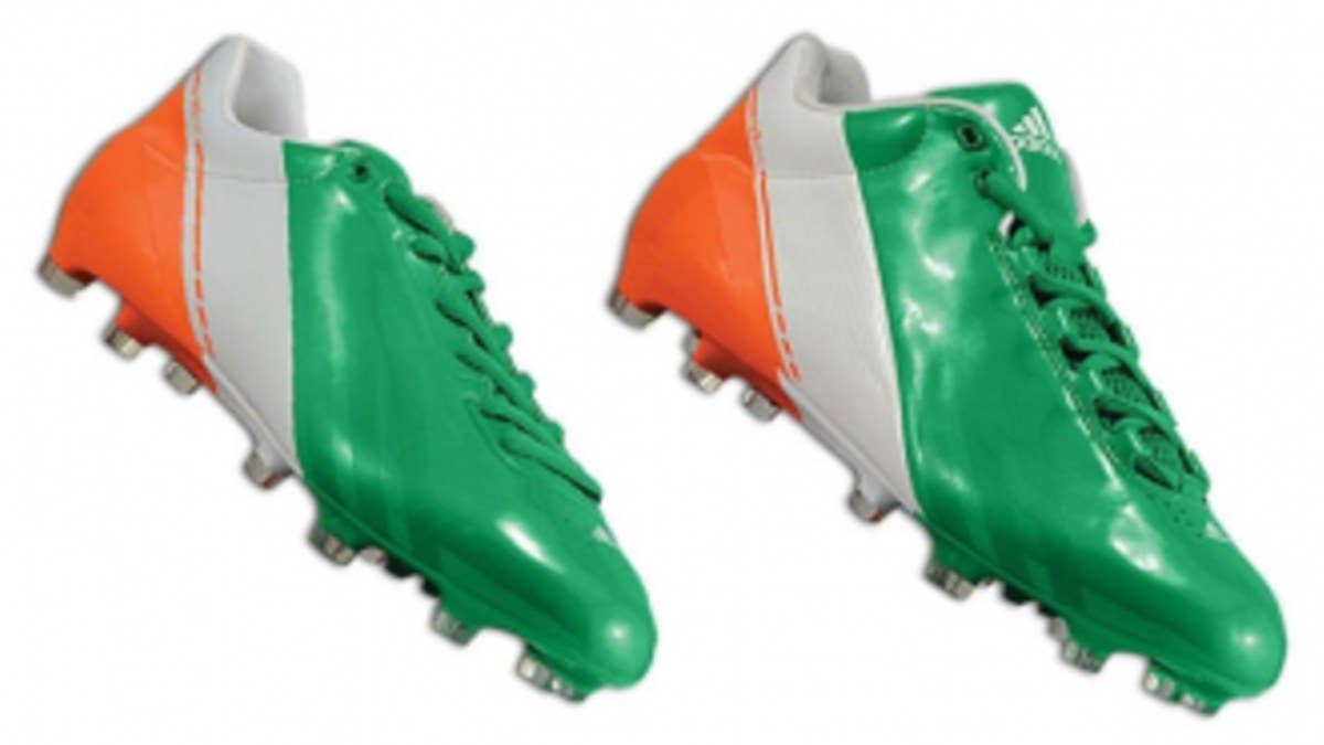 Notre Dame will wear these limited edition cleats in London next month.