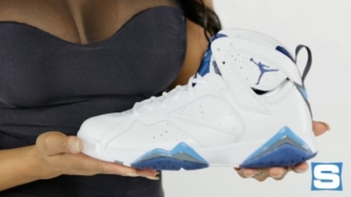 A historical comparison of this year's 'French Blue' Jordan 7 vs the original 2002 pair.