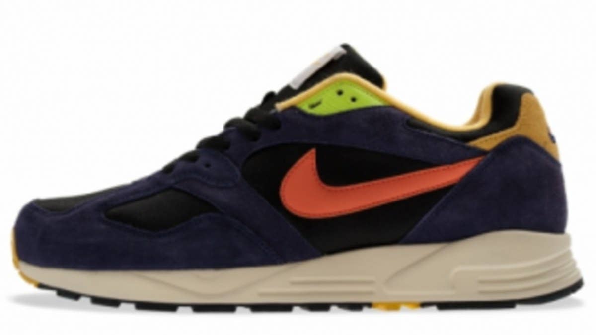 Comeback season for the Nike Air Base II continues with a new Black / Light Wild Mango / Varsity Maize / Imperial colorway.