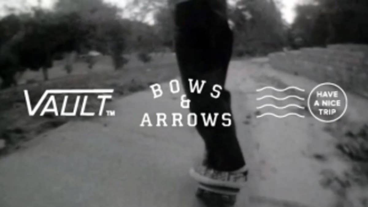 Berkeley California's Bows & Arrows works with Vans Vault on a trippy new collab.