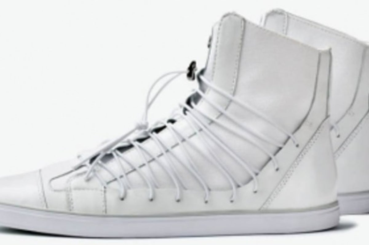 Black Straps Strappy High Top Mens Sneakers Shoes Boots