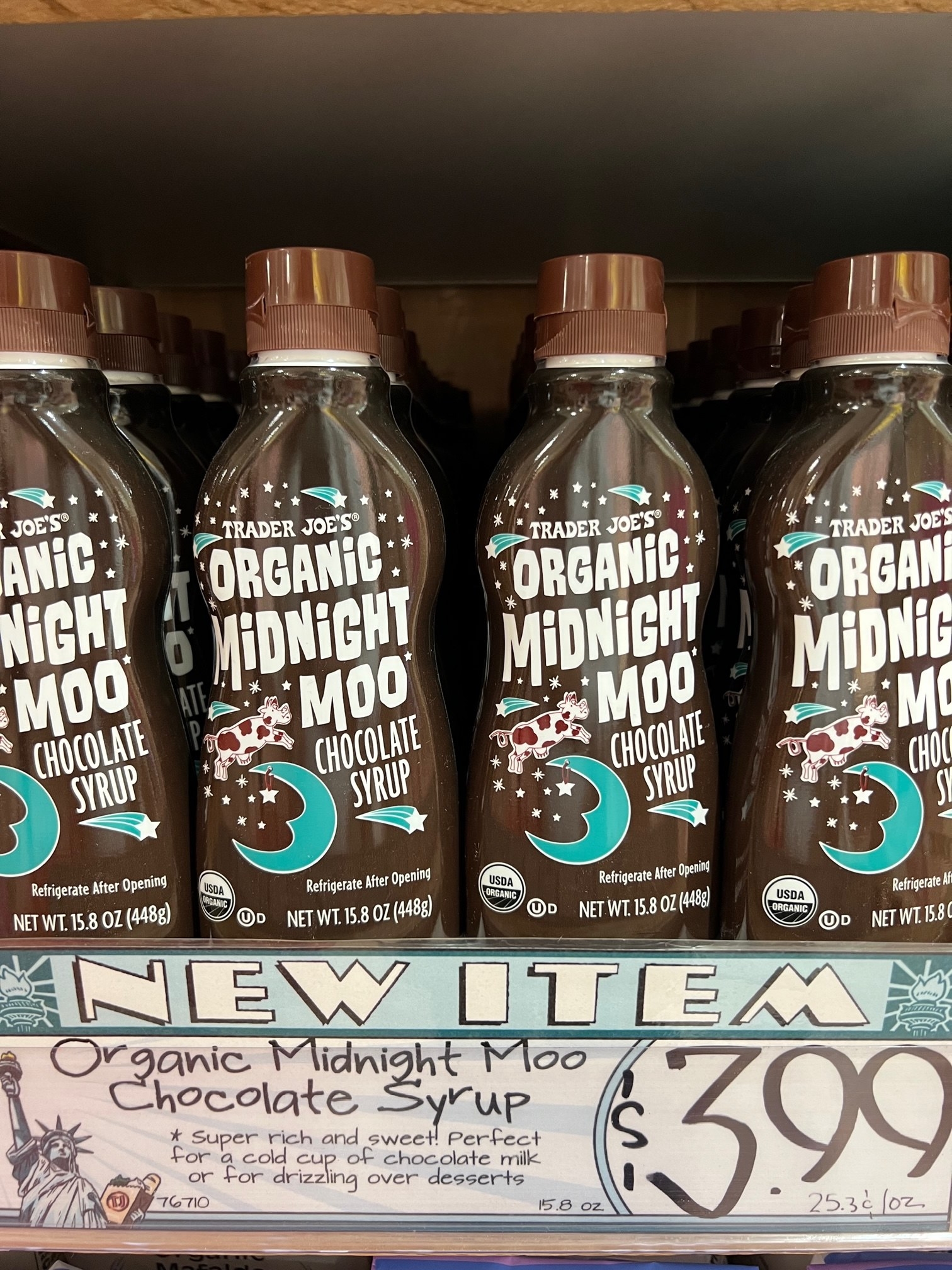Organic Midnight Moo Chocolate Syrup