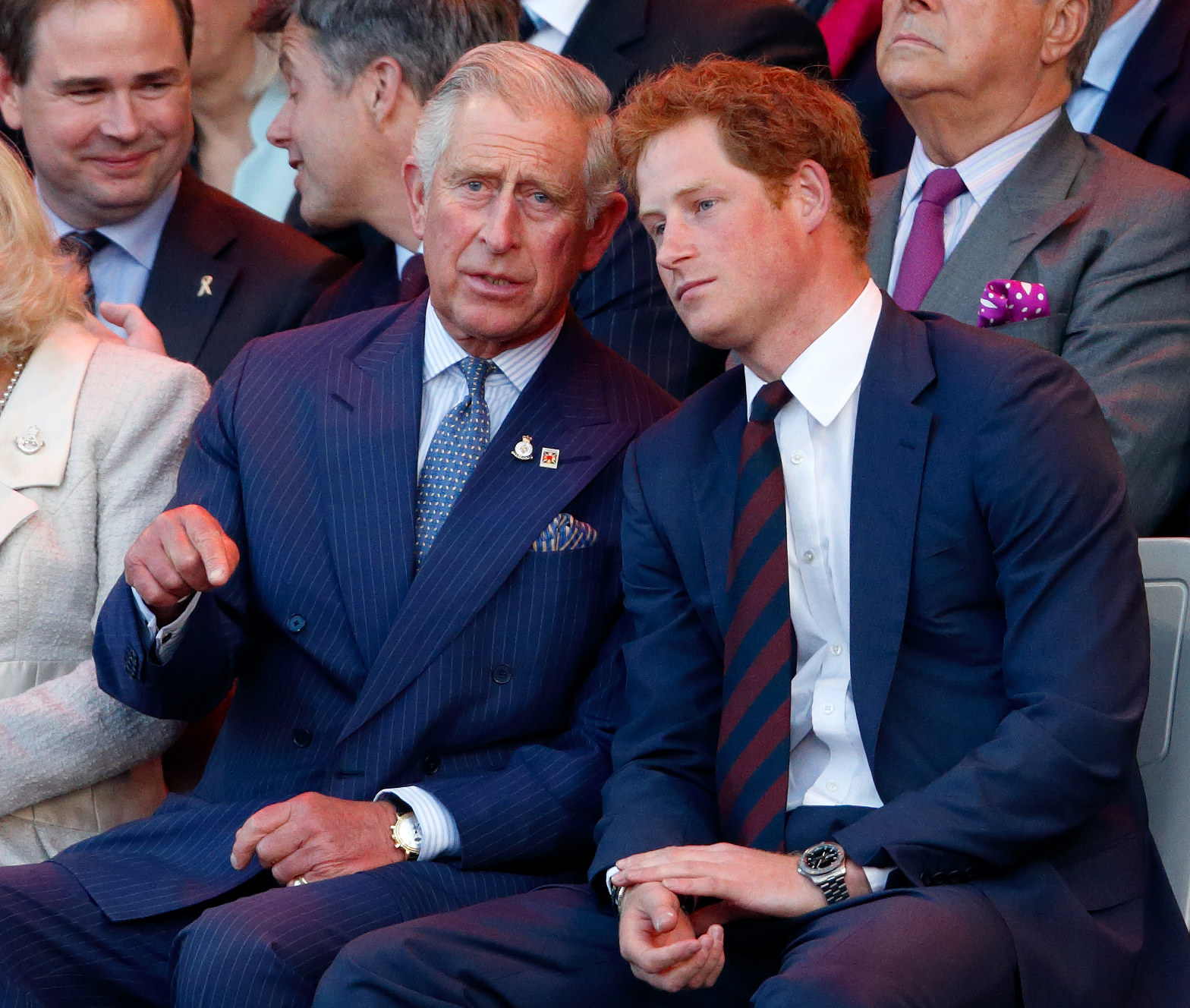 King Charles III and Prince Harry