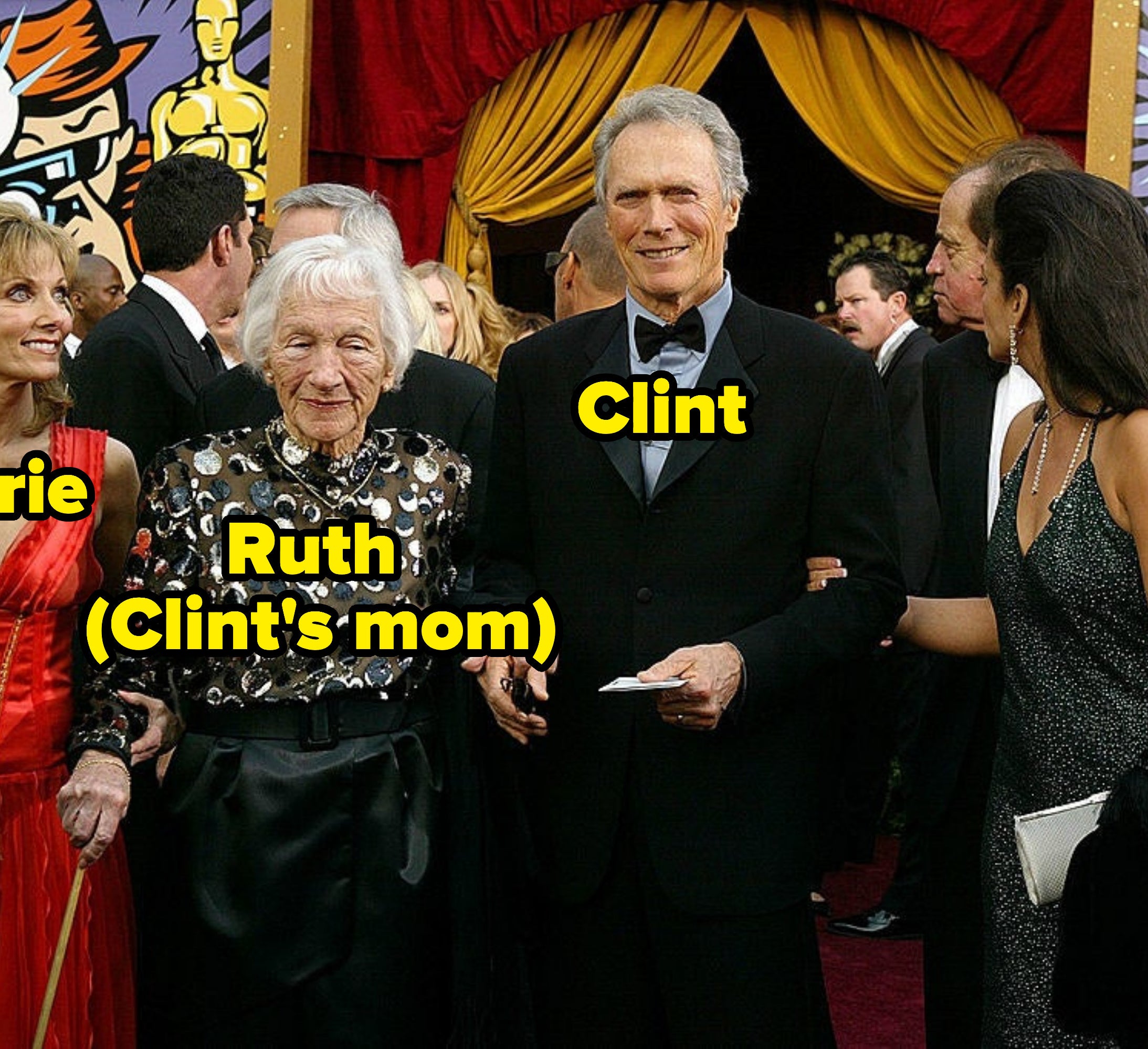 Laurie Murray, Ruth, and Clint Eastwood