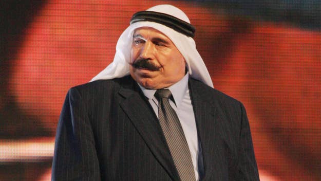 iron sheik pictured in suit