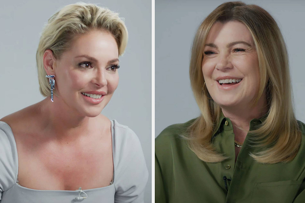 Katherine Heigl Revealed A Young "Grey's Anatomy" Fan Once Asked If She Played Izzie's Mom, And Ellen Pompeo's Reaction Was Hilarious