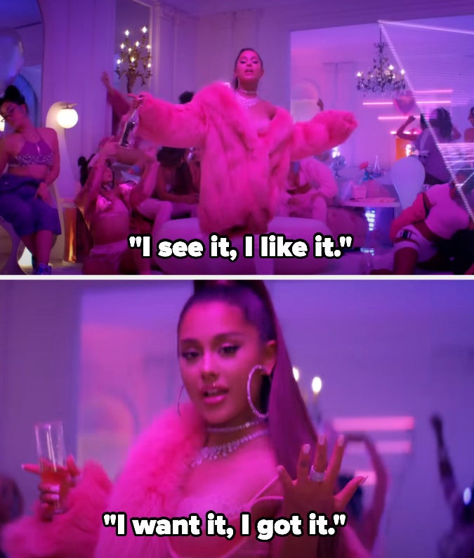 Screenshots of Ariana Grande