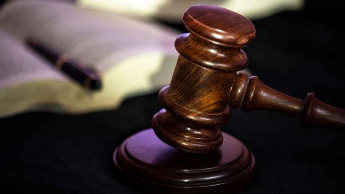 a judge's gavel is pictured