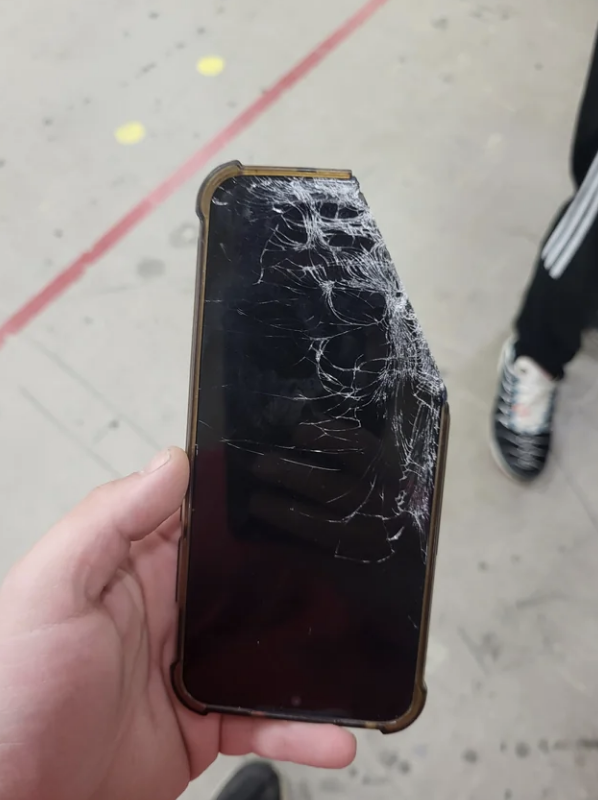 sliced phone