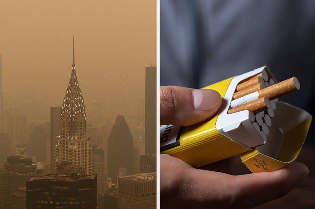 Here's How Many Cigarettes Breathing In Wildfire Smoke Is Equivalent To