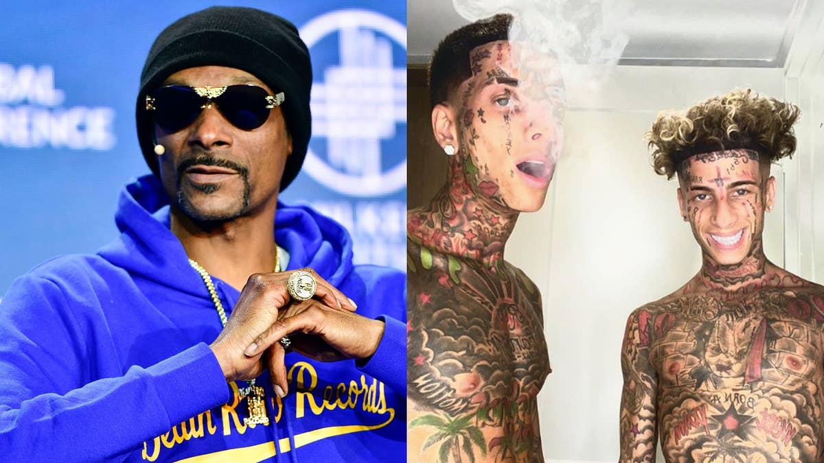 Snoop Dogg doesn't sound concerned or otherwise interested in whatever the TikTok duo has going on.