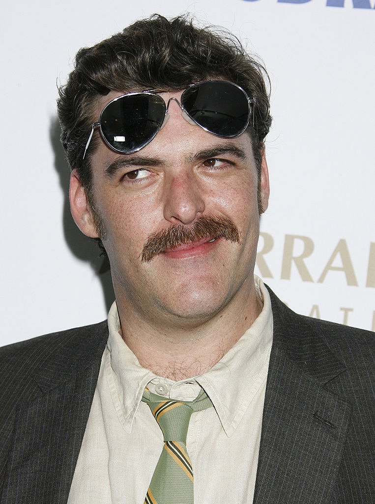 Jay at a red carpet event with sunglasses on his forehead
